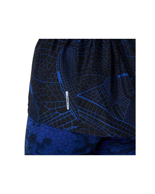 Asics Road Lite-Show Packable Jacket in het Blue