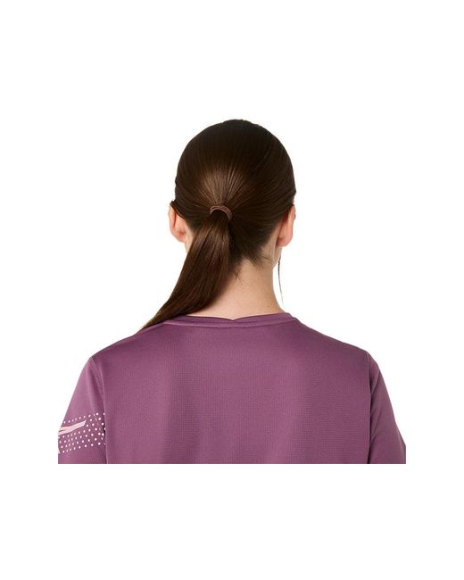 Asics Purple Icon Ss Top