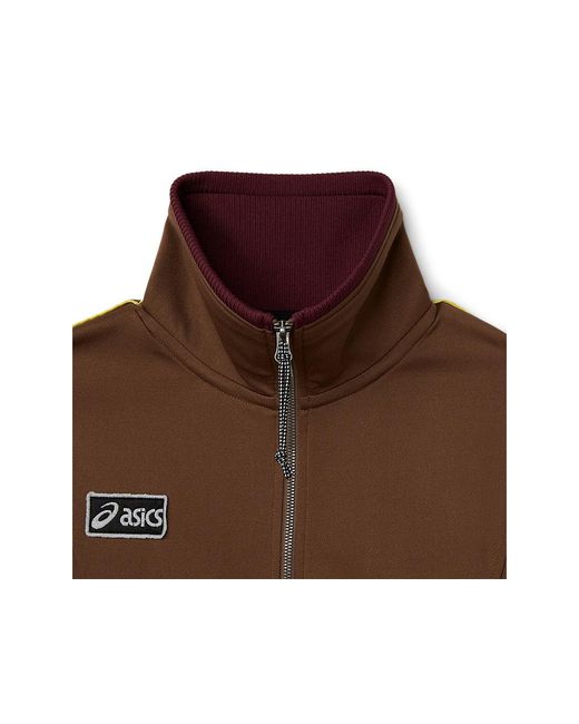 Asics Knit Jacket in het Brown voor heren