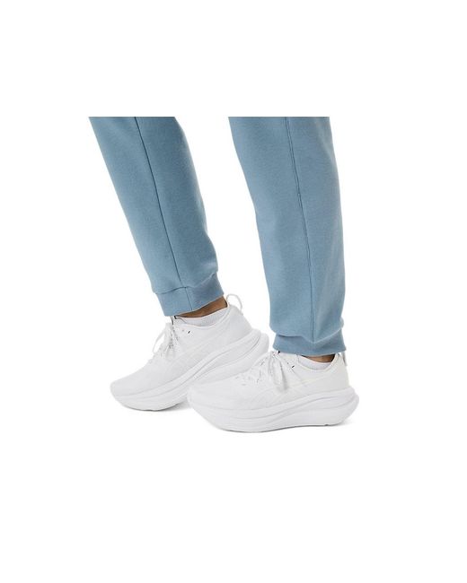 Asics Blue Logo Fleece Pant