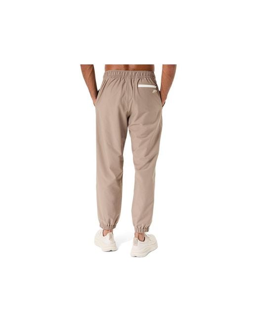 Asics Black Heritage Double Weave Pant for men