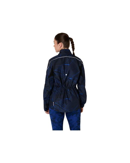 Asics Road Lite-Show Packable Jacket in het Blue
