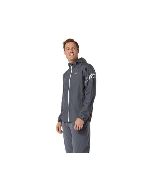 Asics Icon Jacket in het Black voor heren