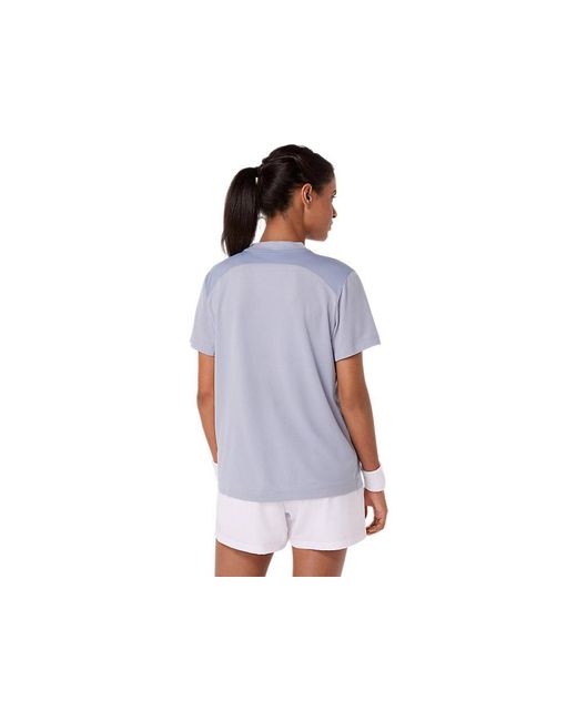 Asics Black Court Ss Top