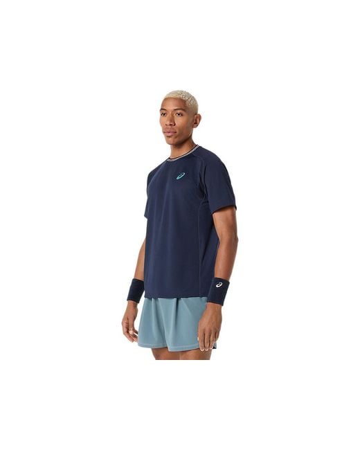 Asics Blue Game Ss Top for men