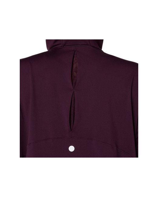 Asics Purple Nagino Run Winter Hoodie