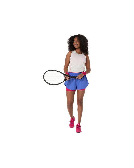 Asics Blue Match Short