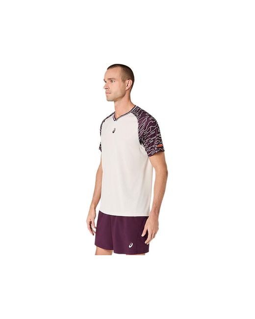 Asics Black Padel Court Ss Top for men