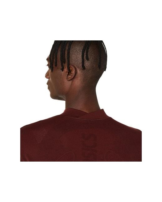 Road Winter Seamless Ls Top di Asics in Red da Uomo