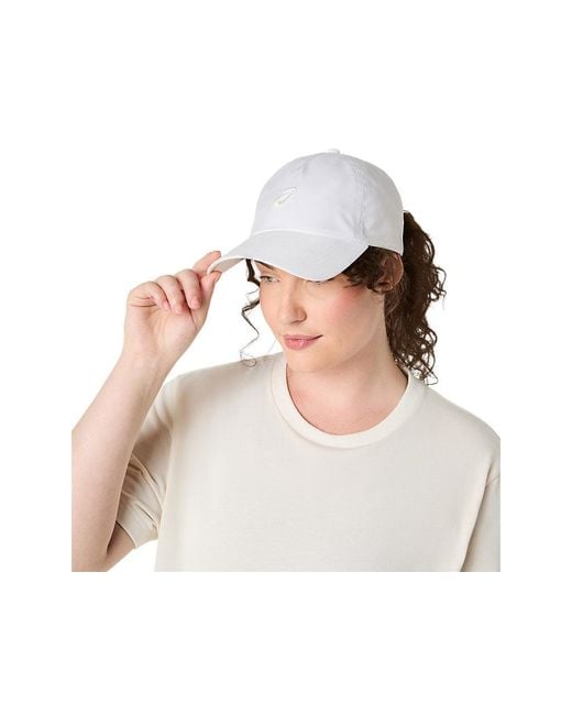Asics White Essential Cap for men