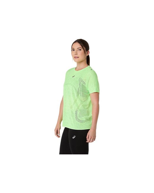 Asics Green Metarun Ss Top
