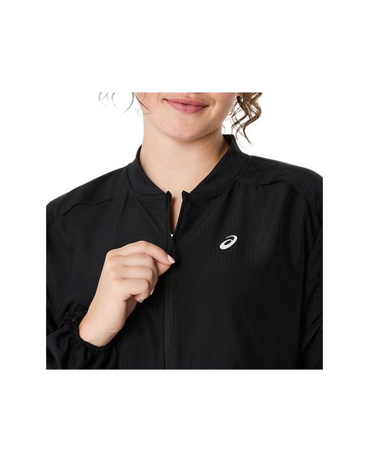 Asics Black Nagino Run Adjustable Jacket