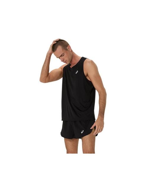 Asics Black Core Singlet for men