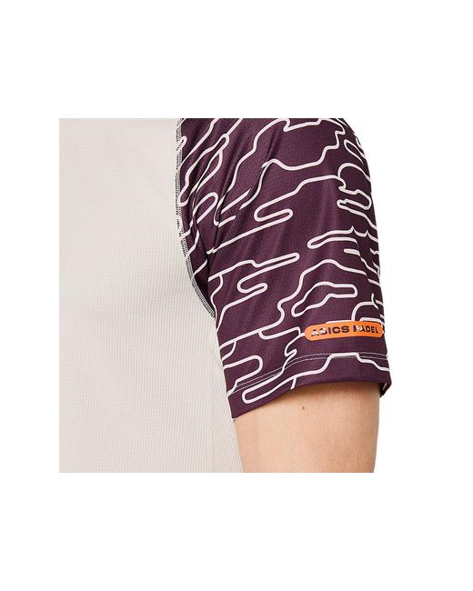 Asics Black Padel Court Ss Top for men