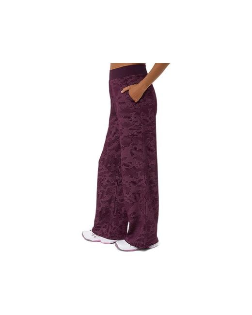 Asics Purple Match Pant