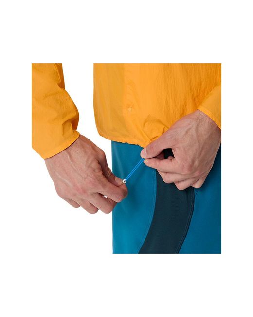 Asics Blue Road Packable Jacket for men