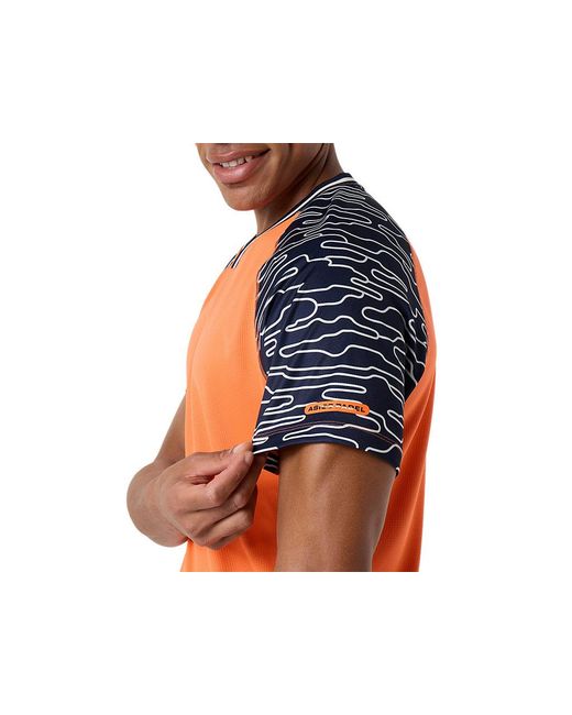 Asics Blue Padel Court Ss Top for men