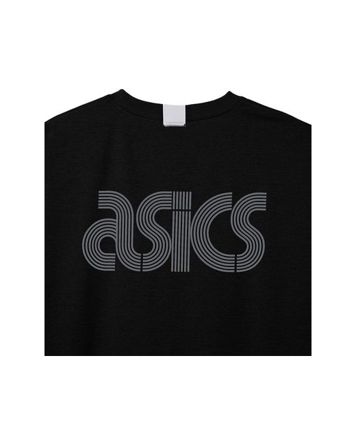 Asics Black Graphic Tee for men