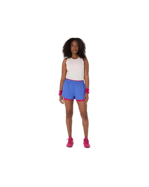 Asics Blue Match Short
