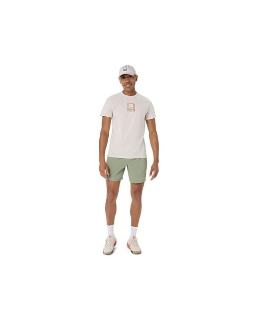 Asics Black Court Core Graphic Tee for men