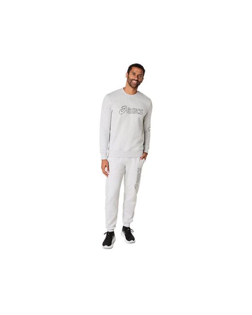 Asics Black Logo Sweatpant for men