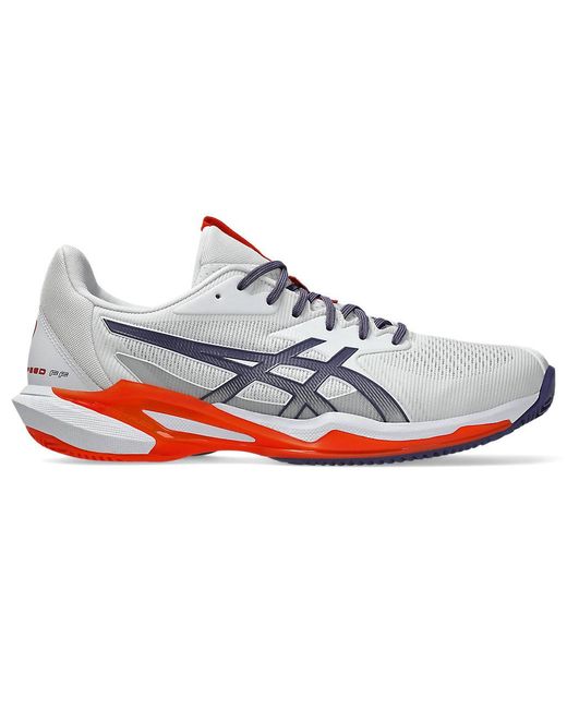 Asics Multicolor 1041a438-102 Solution Speed Ff 3 White/mako Blue Uk 5.5 for men
