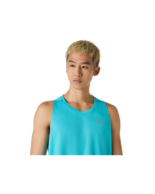 Asics Core Singlet in het Blue voor heren
