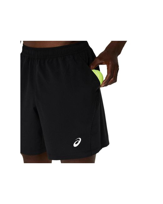 Asics Black Court 7In Short for men