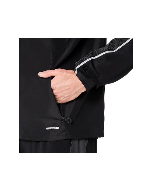 Asics Road Lite-Show Jacket in het Black voor heren