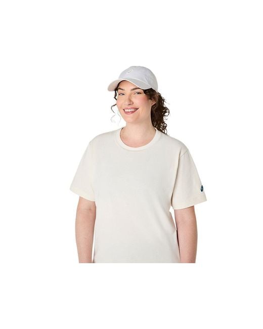 Asics White Essential Cap for men