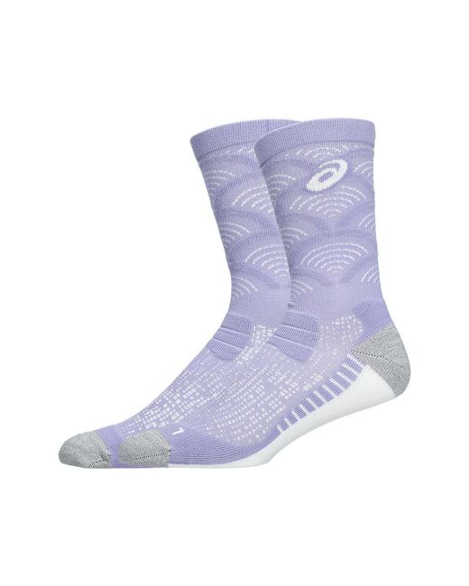 Asics Performance Run Crew Sock in het Purple voor heren