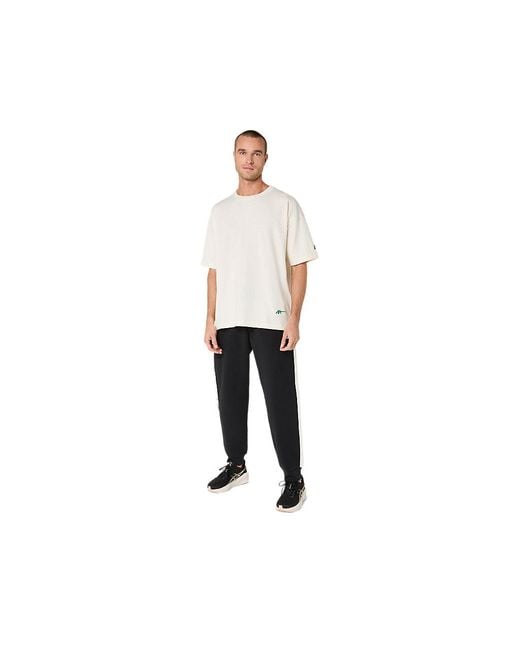 Asics Black Heritage Heavy Cotton Run City Tee for men