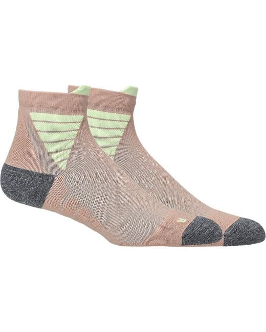 Asics Gray Fujitrail Quarter Sock for men