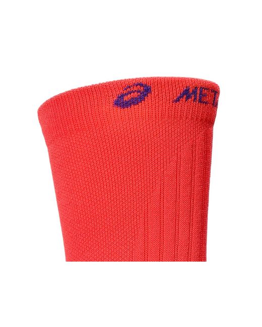 Asics META SPEED SOCKS CREW in Red für Herren