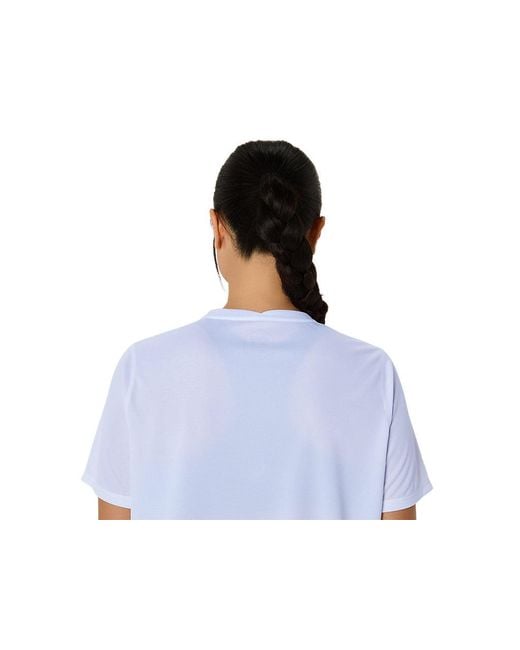 Asics Blue Core Ss Top
