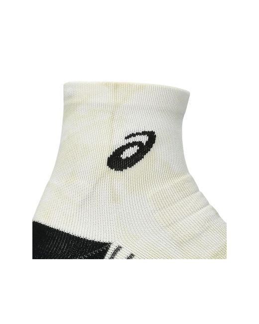 Asics Black Performance Run Quarter Sock for men