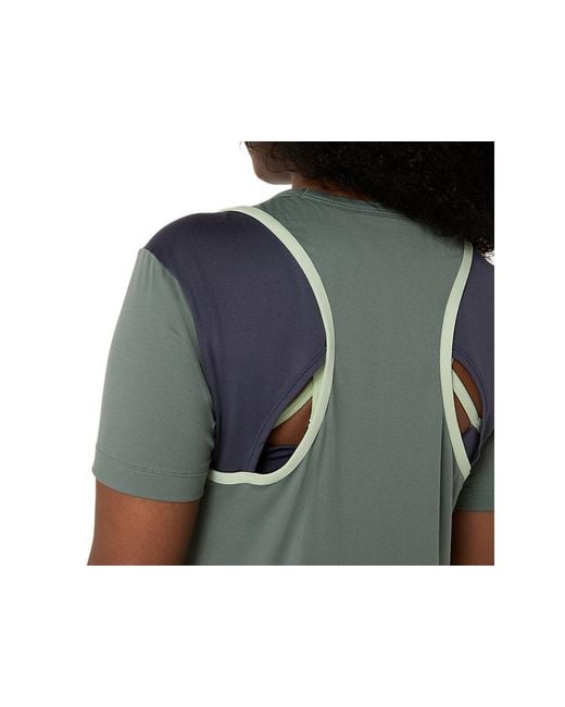 Asics Nagino Flex Short Sleeve Top in het Black
