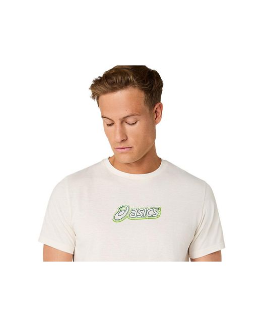 Asics Logo Graphic Tee in het Black voor heren
