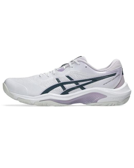 Asics White Netburner Shield Ff 2
