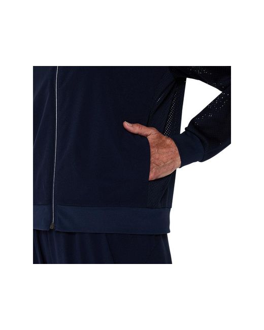 Asics Blue Match Jacket