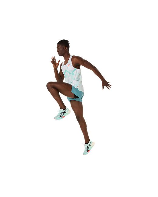 Asics Black Light Knit Graphic Singlet for men