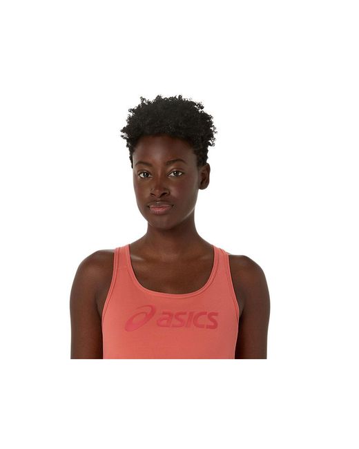 Asics Black Essential Logo Padded Bra