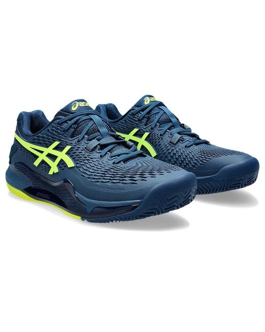 Asics Blue Gel-resolution 9 Tennis Shoes for men