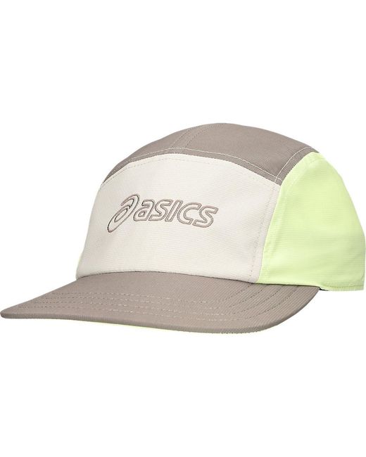 Asics White 5 Panel Cap for men