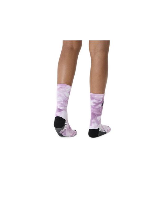 Asics Purple Performance Run Crew Sock for men