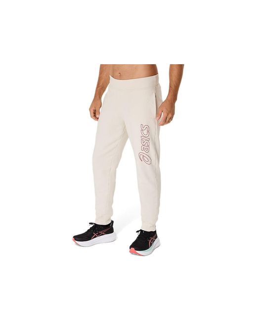 Asics Black Logo Sweatpant for men