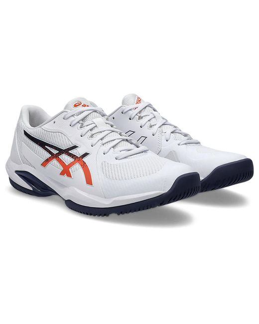 Asics 1041a466-102 Solution Swift Ff 2 White/nova Orange Uk 11.5 for men