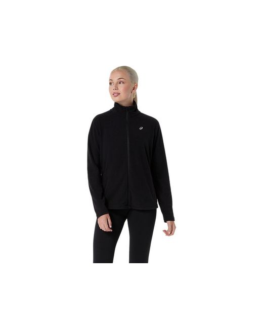 Asics Black Sport Winter Polar Fleece Jacket