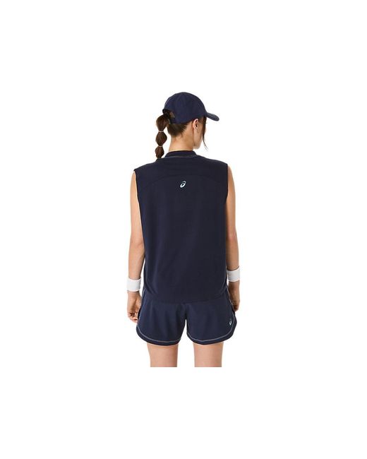Asics Blue A.P.C. X Crew Sleeveless Top