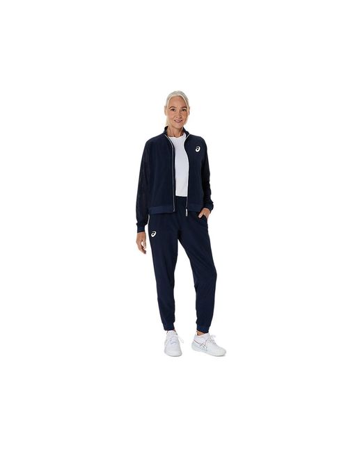 Asics Blue Match Jacket